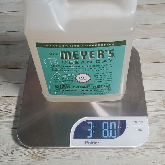 NEW Mrs. Meyer's Clean Day Basil Scented Dish Soap Refill 48 Fl.Oz. 1.5 Quart - Picture 9 of 9